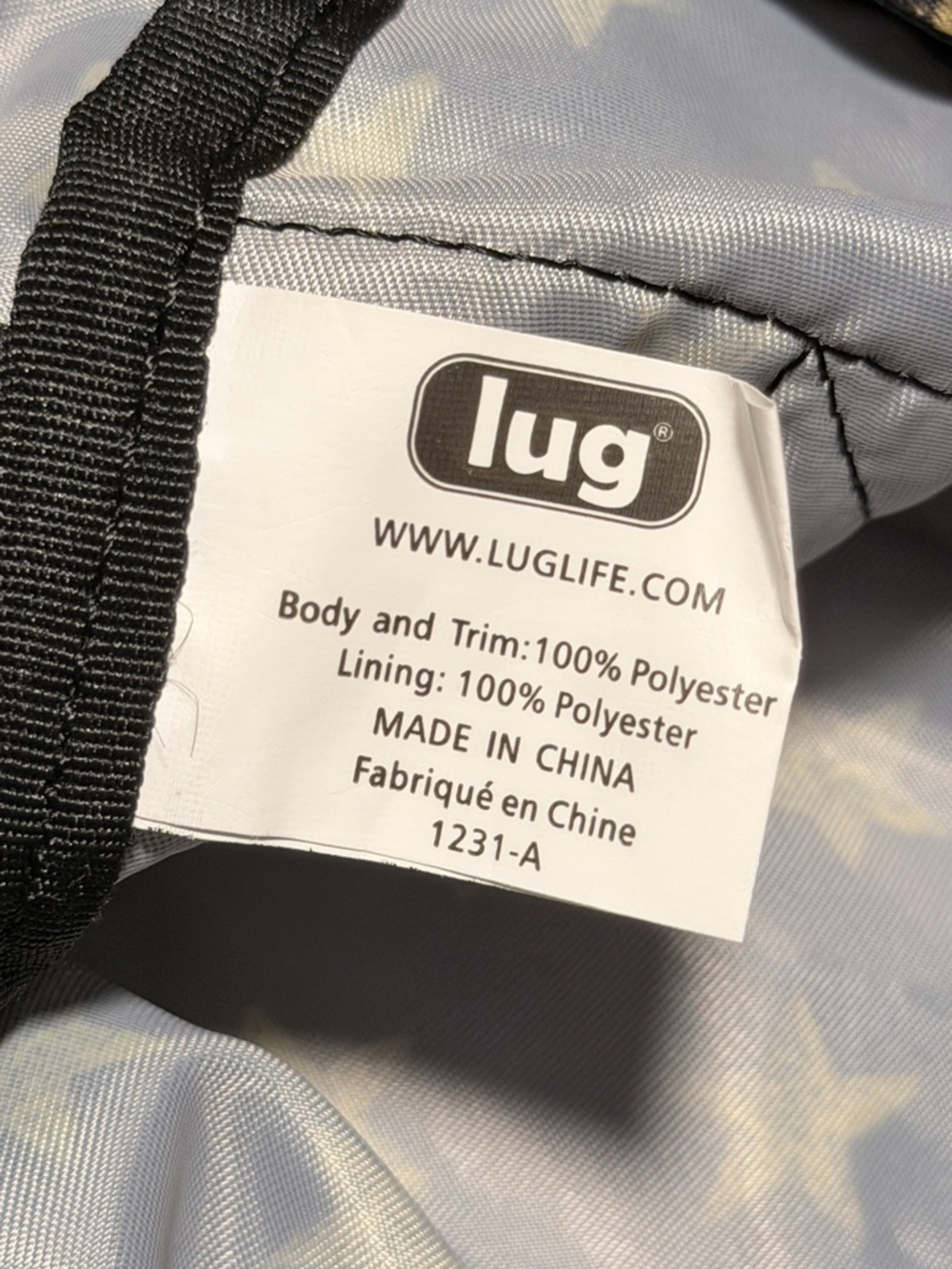 lug Puddle Jumper Packable Travel Tote Star Print - Picture 5 of 8